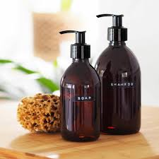 Perfect for storing shampoo, conditioner and shower gel, these bottles look great on show in the bathroom rather than having mismatched toiletries bottles. Refillable Amber Plastic Bottle With Personalised Label By Oikku Notonthehighstreet Com