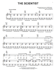 This is free piano sheet music for the scientist, coldplay provided by elaulademusica.com. The Scientist Coldplay