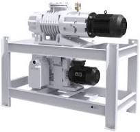 Leybold D65B WAU-251 RUTA Vacuum Pump System, Rotary Vane With Frame  Mounted Blower