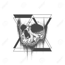 Symbolism of the three dot tattoo. Abstrakt Dot Arbeit Grunge Schadel Tattoo Design Lizenzfrei Nutzbare Vektorgrafiken Clip Arts Illustrationen Image 76186696