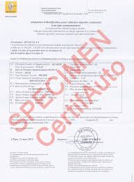 Obtenir Un Certificat De Conformite Certifauto Certificat De Conformite Europeen Auto Moto