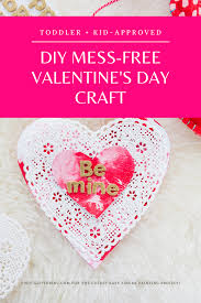 You can use newspaper, paper rolls, bubble wrap or cardboard. Toddler Friendly And Mess Free Diy Painted Valentine S Day Cards