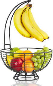 Check spelling or type a new query. Fruit Basket With Banana Hanger Regal Trunk Rustic French Farmhouse Fruit Bowl With Banana Tree Hangar Vegetable And Fruit Bowl With Detachable Banana Stand Countertop Fruit Bowl Centerpiece Buy
