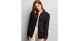 Grand choix de vestes en jean femme sur zalando ✓ livraison et retour gratuits ✓ essayez d'abord, payez après ! Veste En Jean Noire A Detail Cloute New Look