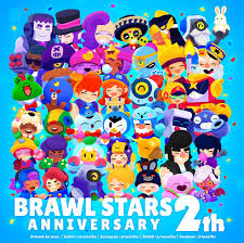 Sign up to brawlstars.com and help everyone, adding it to the list Brawl Stars 2th Anniversary All Smiling Brawl Stars Characters Brawlstars