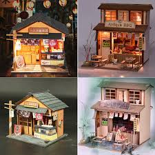 Dollhouse Miniatures Diy Great Handwork Kits With Furniture Led Delicious Foods Home Display Decoration Houses For Dolls Best Dollhouse Dolls From