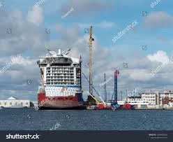 Saint Nazaire France March 16 2018 Celebrity Edge Cruise Ship Under Construction At Stx Shipyard Is Due For Del Bahamas Vacation Cruise Ship Saint Nazaire