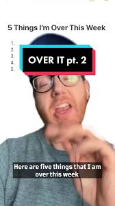 5 Things I'm Over This Week
