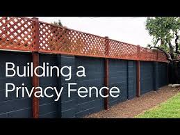 Before and after using vinyl siding cleaner. Building A Privacy Fence 58 Youtube Backyard Privacy Diy Privacy Fence Lattice Privacy Fence