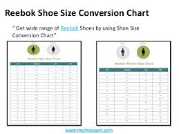 get your favorite shoes by using shoe size conversion chart