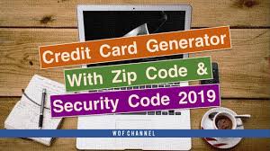 Your credit card number prefixes has value! Credit Card Generator With Zip Code And Security Code 2019 Youtube