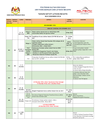Berikut adalah tarikh semakan bagi program yang berbeza dalam permohonan upu. Takwim Aktiviti Latihan Industri Sesi Disember 2016 Jun 2017 1 Flip Ebook Pages 1 4 Anyflip Anyflip