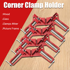 Table saw tips, wood corner clamps, free plans and updates. 4 Pcs Zinc Alloy 90 Degree Right Angle Corner Clamp Picture Photo Frame Corner Diy Woodworking Miter Picture Photo Frame Corner Glass Holder Mimbarschool Com Ng