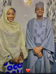 Congratulations to Lieutenant A.M. Yerima and his beautiful bride Khadija,  who just celebrated their wedding in Kaduna! May Allah grant them a  peaceful, joyful, and blessed marriage.