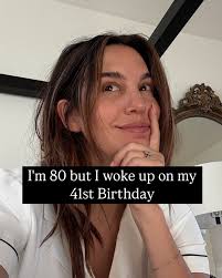 I'm 80 but somehow I woke up