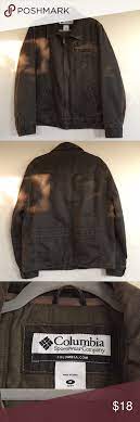 Columbia Brown Faux Leather Jacket Brown Faux Leather Jacket Leather Jacket Faux Leather Jackets