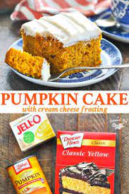 Easy Pumpkin Cake Recipe Pumpkin Cake Recipes Pumpkin Cake Easy Yellow Cake Mix Recipes