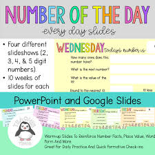 Number Of The Day Powerpoint And Google Slides R Of The Day In 2020 Classroom Routines Back To School Teacher Teaching