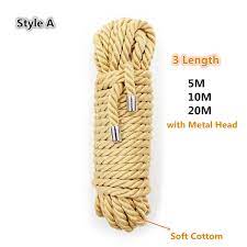 Shibari Accessory of Handcuffs Bondage Rope Metal Head Binder Touch Tie Up  Fun | eBay