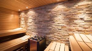 Individual Sauna Steinwand Sauna Steinwand Sauna Im Garten