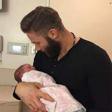 Julian edelman celebrates super bowl win with daughter lily!: Julian Edelman S Daughter Pic Revealed Of A Baby Girl In His Arms So Cute Hollywood Life