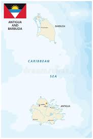 Wir haben kartenumrisse genommen und sie mit einer vielzahl von. Antigua Und Barbuda Karte 2 Vektor Abbildung Illustration Von Stadtisch Blau 78821206