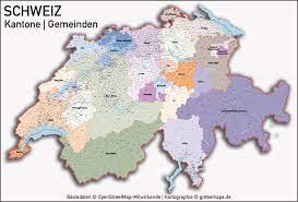They don't follow political divisions (cantons, districts), but they follow a routing allocation. Schweiz Vektorkarte Kantone Gemeinden Grebemaps Kartographie