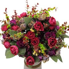 Step by step tutorial for creating a perfect dozen roses. Flowers 10pcs Pink Sage Leaf Leaves Real Touch Artificial Flowers Silk Flower Silk Flowers For Diy Wedding Bridal Bouquet Home Decor 2pcs B07 Home Living