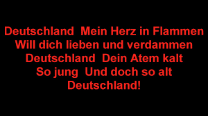 Translation of 'deutschland' by rammstein from german to swedish. Rammstein Deutschland Lyrics On Screen No Singing 1080 Hd Youtube