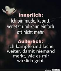 Innerlich Ich Bin Müde Kaputt Verletzt Und Kann Einfach
