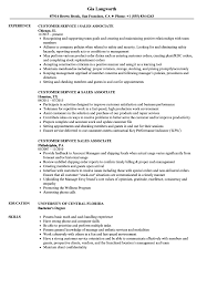 client services associate resume