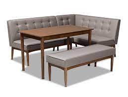 Not to mention, this product is 100% sustainable. Corrigan Studio Bopp 4 Piece Breakfast Nook Dining Set Wayfair