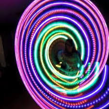 Rainbow Fade Led Hula Hoop Ruby Hooping