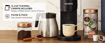 Keurig K Duo Plus Coffee Maker Single Serve And 12 Cup Carafe Drip Coffee Brewer Compatible With K Cup Pods And Ground Coffee Black