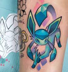 Laura Marie ☀️ on Instagram: “#glaceon tattoo I did yesterday! ❄💎 thanks  Meghan! #pokemontattoo #pokemonart #pokemon #eeve… | Pokemon tattoo, Cute  tattoos, Tattoos