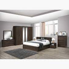 سرير كينج بلوح رأسي بمساحة تخزين من ميرو 180x200 سم بني modern bedroom design modern bedroom bedroom design