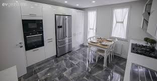 Bu Ornek Daire Dogal Ve Sik Bir Dekorasyona Sahip Ev Gezmesi Modern Mutfaklar Mutfak Ev Dekoru