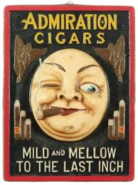 Lot 49 Admiration Cigars Advertising Sign Vintage Advertising Signs Cigar Art Cigars