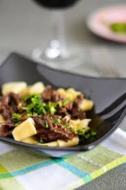 Chic Chic Chocolat Pappardelle Et Joues De Boeuf Joue De Boeuf Boeuf Alimentation