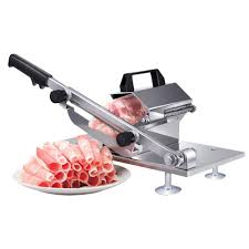Manual Frozen Meat Slicer Befen Stainless Steel Meat Cutter Beef Mutton Roll Meat Food Slicer Slicing Machine For Home Co Meat Slicers Food Slicer Frozen Meat