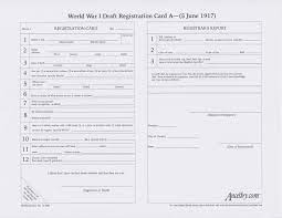 • vietnam war was fought using executive authority granted by congress. World War 1 Registration Card Blank Google Search Genealogy Family History Family Genealogy