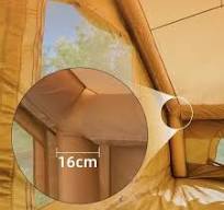 Factory Supply OEM/ODM Forerunner 7.0 Customized 600d Oxford Waterproof  Hiking Camping Outdoor Inflatable Tent Luxury Air Event with Quadrangle Tarp