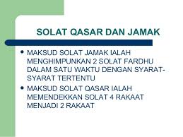 Himpunan serta panduan solat sunat (dvd version) solat jamak dan qasar objektif dvd ini adalah untuk memberi. Solat Qasar Dan Jamak