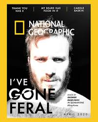I never thought I could get bored until I found myself photoshopping my  face onto the cover of @natgeo to kill an hour of time. #SelfLove  #GoneFeral #ShitBeard #StayHome