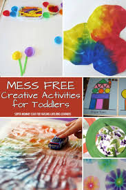 Want To Keep Your Toddlers Busy And Engaged Without Making A Mess These Mess Free C Creative Activities For Toddlers Toddler Activities Creative Activities