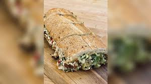 French bread pizza recipe rachael ray. Cheesy Stuffed Bread Recipe With Sausage And Broccolini From Rachael Ray Rachael Ray Show Recipes Sausage Recipes Food Network Recipes