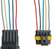 5 Pin Way Waterproof Electrical Wire Connector Plug Automotive Wire  Connectors Plug with Wire AWG Marine Pack of 5