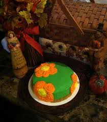 Happy Thanksgiving Pillsbury Fall Party Cake Mix Baked In Two 9 Inch Round Cake Pans Snak Pak Choco Buttercream Recipe Homemade Buttercream Icing Party Cakes
