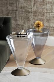 Get the perfect piece to complete your design living room with one of our side tables. Edgy And Made Of Murano Glass Our See Round Side Tables Look Beautiful Together Consisti Round Glass Cocktail Table Glass Side Tables Living Room Side Table