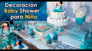 Decoracion De Baby Shower Para Nino Youtube
